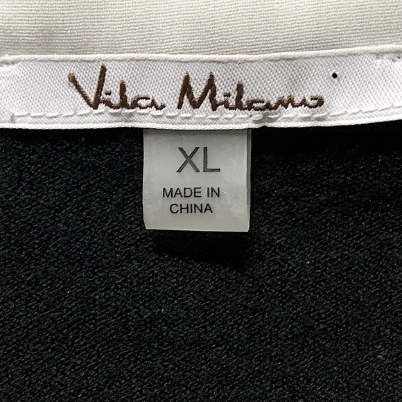 Vila Milano Sweater with Attached Sheer Scarf - Picture 10 of 14